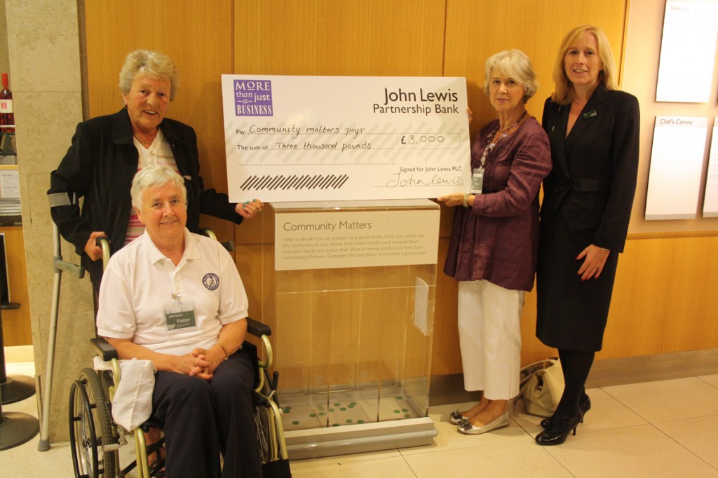 Post image for Fantastic support from John Lewis Partnership