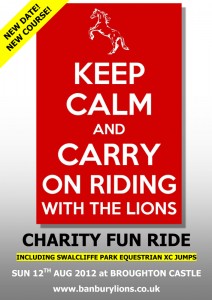 Thumbnail image for Enjoy a great ‘Ride with the Lions’ and support us!!