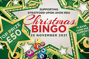 RDA Stratford Christmas Bingo Fundraising Event